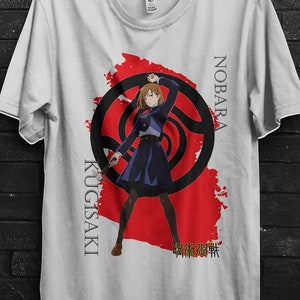 Nobara Kugisaki Cosplay Shirt Gift For Geto Suguru,Gojo Satoru JJK Earrings,Megumi Fushiguro,JJK Poster,Mahito For Toji,Ryomen Sukuna TShirt