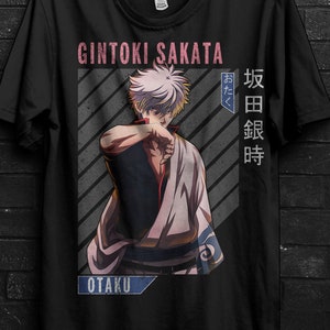 Gintoki Shirt Gintama Anime Gift For Man,Kamui Cosplay,Yorozuya Appareal,Kagura Shir For Her,Shiroyasha TShirt For Rokkaku Clan,Hijikata Tee