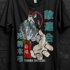 Tomura Shigaraki Shirt Cosplay Gift For Fans,Kai Chisaki Tshirt,Gran Torino Tee,Touya Todoroki Hoodie,Retro Tsukuyomi For Enji Todoroki