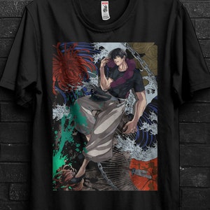 Toji Fushiguro Shirt Anime Gift Man,Gojo Satoru For Suguru Geto,Megumi Fushiguro Tshirt,Ryomen Sukuna T-Shirt,Yuji Itadori Tee,Yuta Okkotsu