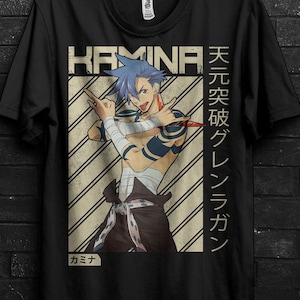 Kamina Gurren Lagann Shirt Anime Gift For Man,Tengen Toppa Gurren Tshirt,Yuri Lowenthal Appareal,Yoko Littner Tee For Simon,Lagann Drill