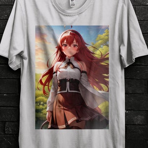 Mushoku Tensei Eris Cosplay Shirt For Girl,Rudeus Sticker Gift Keychain Anime,Roxy Migurdia Poster,Sylphiette Manga Figure,Ruijerd Hoodie