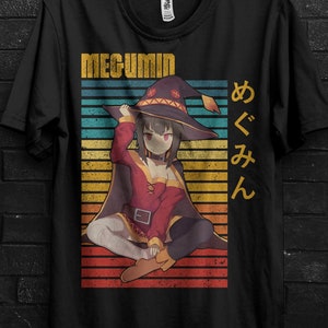 Megumin Cosplay Shirt Gift For Anime Girl,Chomusuke Crewneck,Konosuba Sweater,Arue Tee For Aqua,YunYun Appareal,Kono Subarashii Tshirt