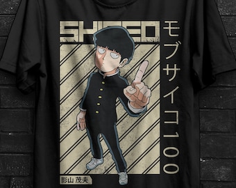 ユニセックス モブサイコ100 Tシャツ：マンガアニメシャツ - Etsy 日本
