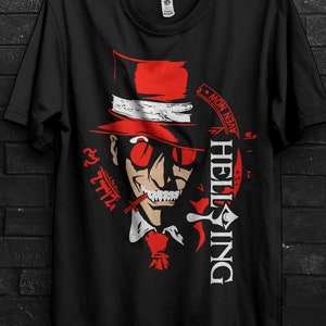 Alucard Hellsing Ultimate Cosplay Tshirt Gift,Gothic Hellsing Anime Hoodie,Schrödinger Sweater,Seras Victoria Shirt,Rip Van Winkle Appareal