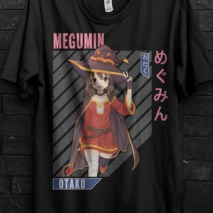 Megumin Cosplay Shirt Gift For Anime Girl,Konosuba Sweater,YunYun Appareal,Arue Tee For Aqua,Kono Subarashii Tshirt,Chomusuke Crewneck