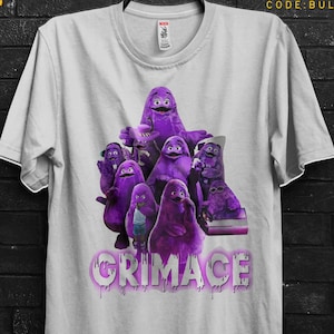 Retro Grimace Shake Shirt Funny Tik Tok Trend Meme,HBD Grimace Hilarious shirt,Grimace Survivor Appareal,Happy Birthday Grimace Tee For Teen
