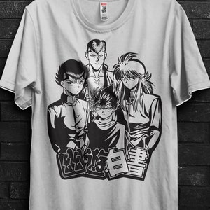 Yu Yu Hakusho T-Shirt Anime Gift For Hiei,Yukina Tshirt For Botan,Kuwabara Rinku Appareal,Koenma Tee For Suzaku,Kurama Shirt For Yomi,Yusuke