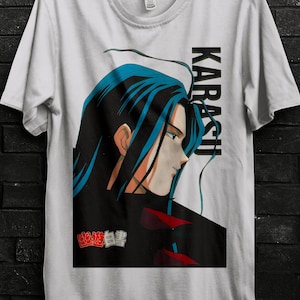 Karasu Yu Yu Hakusho T-Shirt Anime Gift For Him,Kazuma Kuwabara Shirt For Yomi,Yusuke Tee For Kurama,Hiei Appareal,Suzaku Tshirt For Botan