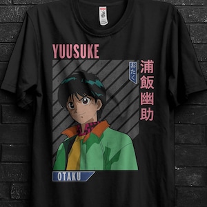 Yusuke Urameshi Yu Yu Hakusho T-Shirt Anime Gift For Him,Kazuma Kuwabara Shirt For Yomi,Kurama Tee For Suzaku,Hiei Rinku Tshirt For Botan