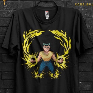 Hiei Yu Yu Hakusho T-Shirt Anime Gift For Him,Kuwabara Rinku Appareal,Kurama Shirt For Yomi,Koenma Tee For Yukina,SuzakuTshirt For Botan