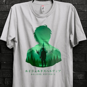 Ruijerd Mushoku Tensei Cosplay Shirt For Girl,Roxy Migurdia Sticker Gift Keychain Anime,Sylphiette Hoodie,Eris Poster,Rudeus Manga Figure
