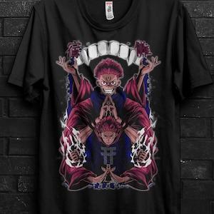 Ryomen Sukuna Anime Shirt Gift,Nobara Kugisaki,Yuji Itadori Tee,Yuta Okkotsu Appareal,Toji And Megumi Fushiguro Tshirt,Satoru Gojo T-Shirt