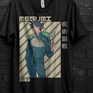 Megumi Fushiguro Shirt Anime Gift,Maki Zenin T Shirt,Nanami Kento For Satoru Gojo,Toge Inumaki Tshirt,Sukuna,Nobara Kugisaki ForToji Tee