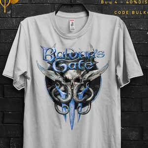 Baldur&#39;s Gate 3 Fan Tshirt For Gamer,BG3 Astarion Shirt For Karlach,Laezel Appareal,Shadowheart Tee,Minthara And Boo T-Shirt Gift For Minsc