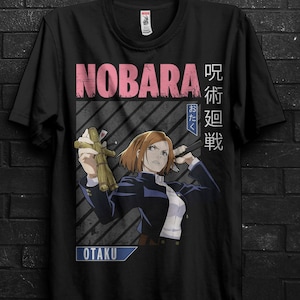 Nobara Kugisaki Shirt Anime Gift,Toji Fushiguro Tee,Ryomen Sukuna Shirt,Maki Zenin T Shirt,Nanami Kento For Satoru Gojo,Toge Inumaki Tshirt