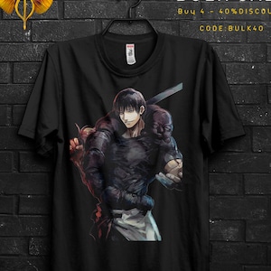 Toji Fushiguro Shirt Anime Gift Man,Megumi Fushiguro Tshirt,Yuji Itadori Tee,Gojo Satoru For Suguru Geto,Ryomen Sukuna T-Shirt,Yuta Okkotsu