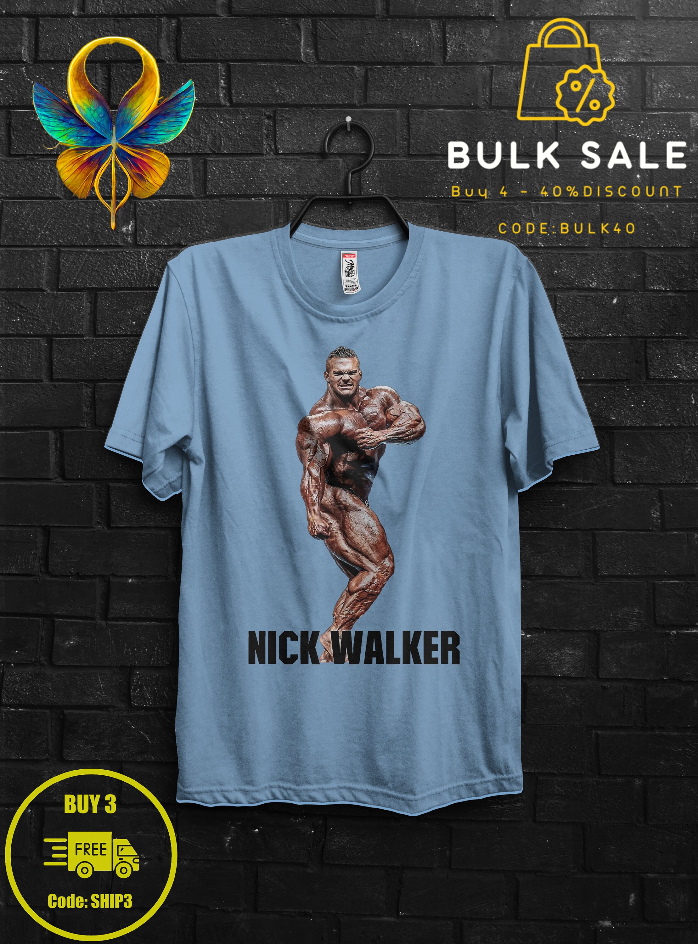 Nick Walker Mister Olympia 2023 Fan Gift Tshirt for Bodybuilders