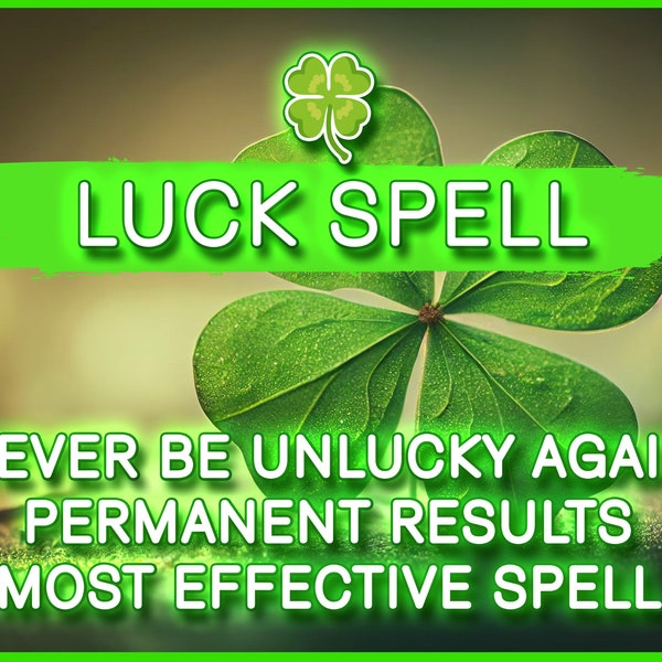 Strongest GOOD LUCK SPELL | Prosperity Boost | No More Bad Luck For You | Serendipity Surge | Luck Binding | Permanent | Same Day Casting