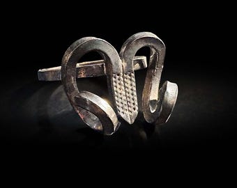 Kupfer Widderkopf Ring - Größe 10 US