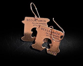 Handgeformte Kupferohrclips — Occlupanid Palpatophora Utiliformis Grandis