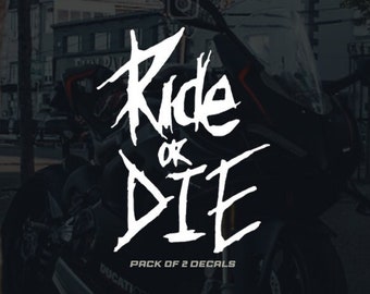 RIDE or DIE (Pack of 2)