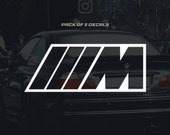 BMW M DECAL (Pack of 2)