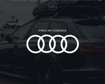Audi Aufkleber (2er Pack)