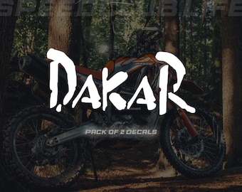 DAKAR RALLY Vinyl Decal (Pack of 2)