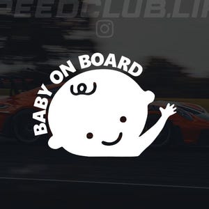 Naklejka ścienna BABY ON BOARD