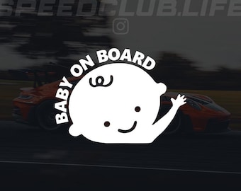 BABY ON BOARD Decal Sticker