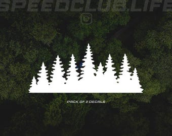 TREELINE DECAL (Pack of 2)