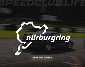 NURBURGRING Decal (Pack of 2 decals)