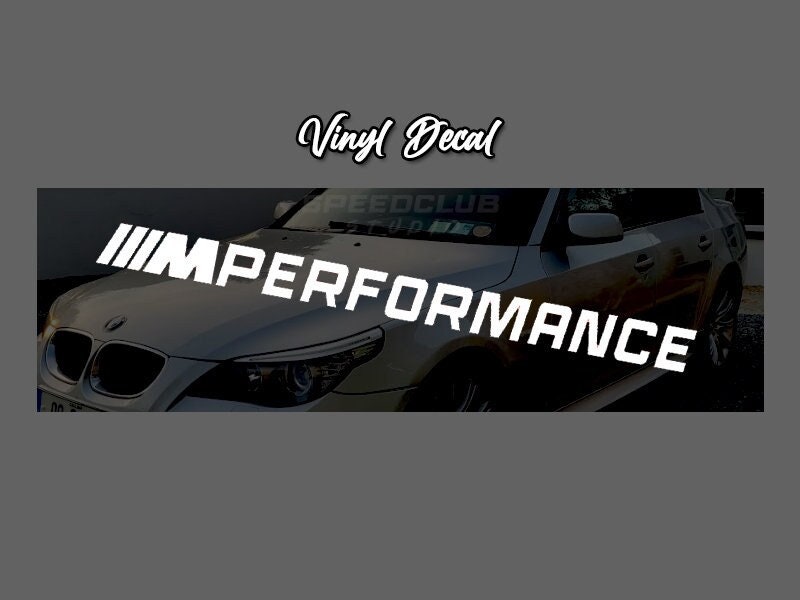 Aufkleber passend für BMW M Performance motorsport Armatur