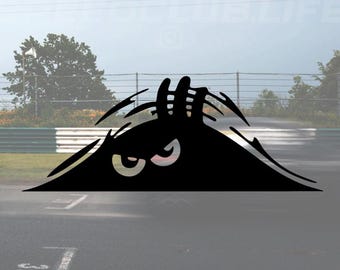 Peeker Decal (20x7.6cm) Vinyl Sticker