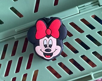 Mädchen-Maus | Personalisierte Häkelnadel | Größe der Häkelnadel und Perlen auswählen
