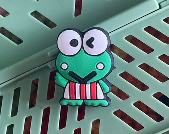 Froschfigur | Personalisierte Häkelnadel | Größe der Häkelnadel und Perlen auswählen