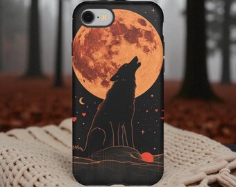 Wolf Tarot Card Tough Phone Case