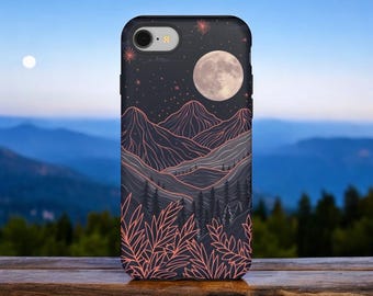 Etui na telefon Mountain Moon Tough, Galaxy, iPhone