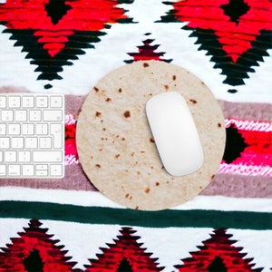 Tortilla Mousepad Mouse Pad Mousepad Gift for Coworker Boss Office Decor Desk Cubicle Accessories