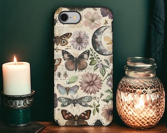 Butterfly Moon Cottagecore Phone Case