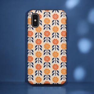 Hygge Flowers Phone Case, Scandinavian Pattern Phone Case, Google Pixel 8 Pro, Samsung Galaxy S24