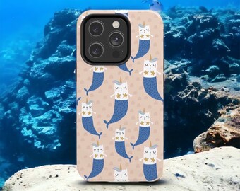 Cat Unicorn Mermaid Tough Phone Case