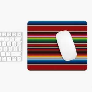 Mexican Blanket Serape Mouse Pad Mousepad Gift for Coworker Boss Office Decor Desk Cubicle Accessories