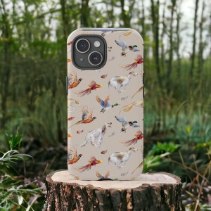 Duck Hunt Phone Case, Dog Duck Hunter Phone Case, Cute Dog Phone Case, Cute Hunter Phone Case, Duck Hunter Phone Case