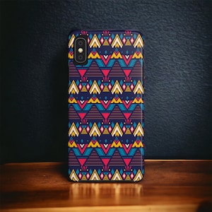 Tribal Design Phone Case Phone Case Tough Case, iPhone 15 Phone Case, Android Phone Case, Google Pixel Phone Case