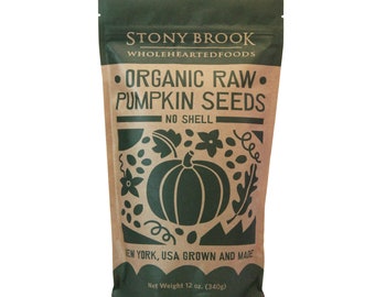 Organic Raw Pumpkin Seeds, USA Grown, Non-GMO verified