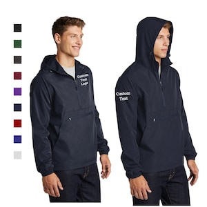 Denim anorak best sale