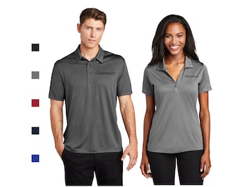 Individuell gesticktes geprägtes PosiCharge® Tough Polo® Sport-Tek® Unisex Herren Damen ST630 LST630 XS-4XL