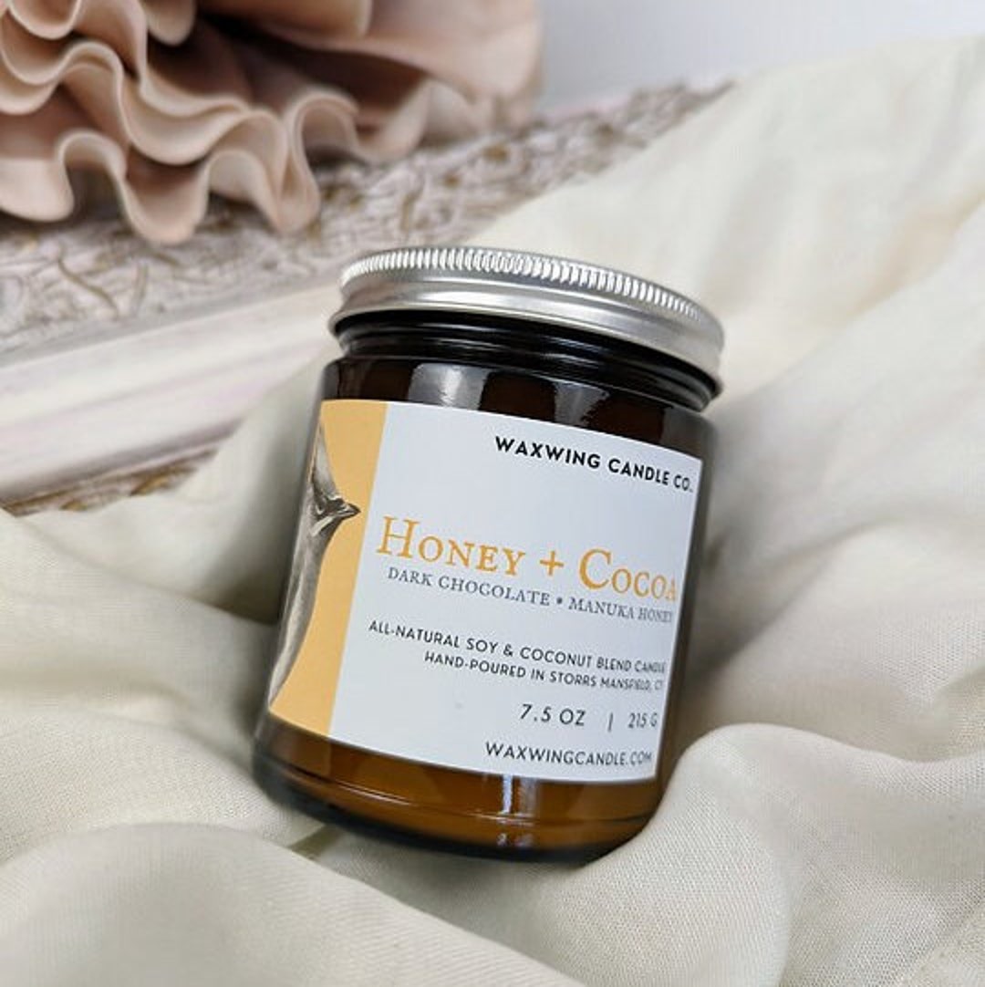 Honey Cocoa Allnatural Soy Coconut Wax Blend Scented Etsy